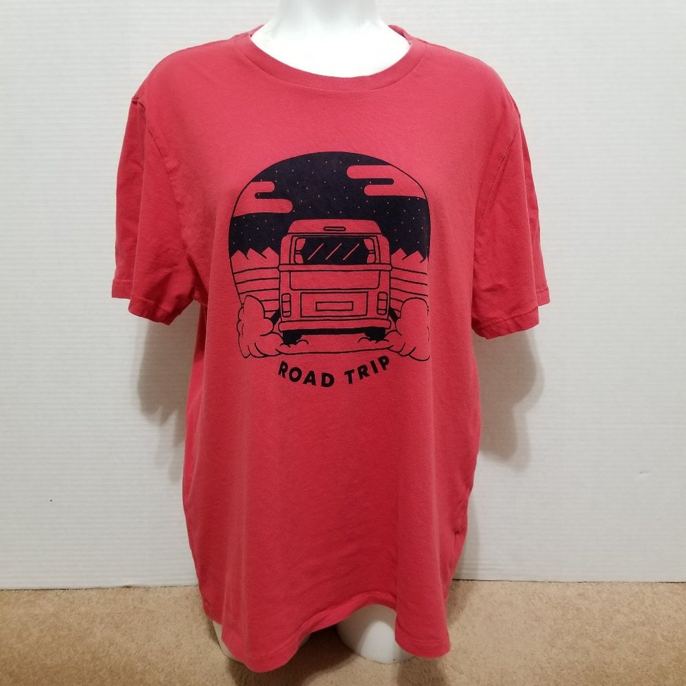 GAP shirt XL Road Trip RV camper van graphic Essential Crew vacation 100% cotton